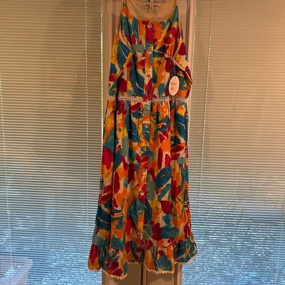 Harlow & Rose Dresses & Skirts - NWT Harlow & Rose bright Floral Midi Dress. Size XL
